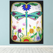 Toile libellule (Insitu (Plancher de Bois))