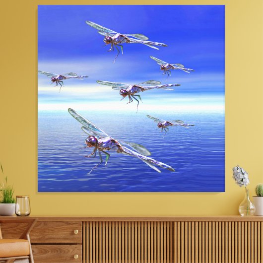 Toile libellule (Insitu(Salon))