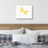 Toile libellule jaune (Insitu(Chambre))