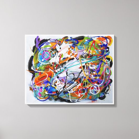 Toile Liberation - Art de Galina - (Recto)