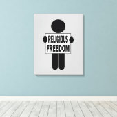 Toile Liberté religieuse (Insitu (Plancher de Bois))