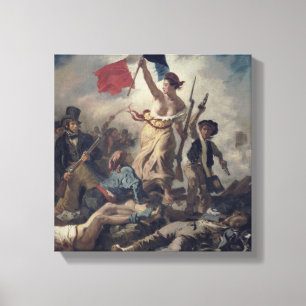 Toile Liberty Leading the People Eugène Delacroix
