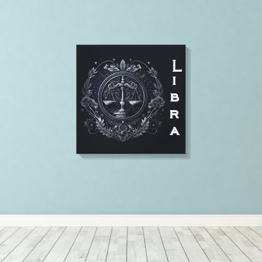 Toile Libra—23 septembre-22 octobre (Insitu (Plancher de Bois))