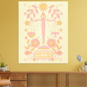 Toile Libra Celestial Zodiac Pastel Dreams Wall Arts (Insitu(Salon))