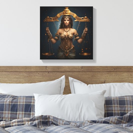 Toile Libra Zodiac Art Canvas – Mechanica Astral (Insitu(Chambre))