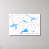 Toile Libre comme un oiseau (Recto)