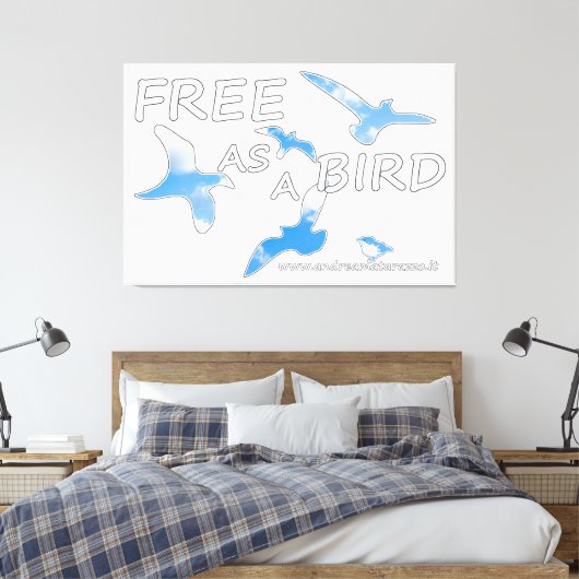 Toile Libre comme un oiseau (Insitu(Chambre))