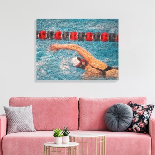 Toile libre nageuse enveloppée (Insitu(Salon))