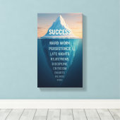 Toile L'iceberg du succès (Insitu (Plancher de Bois))