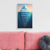 Toile L'iceberg du succès (Insitu(Salon))