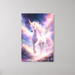 Toile Licorne ailée éthérée de lumière ManJiangHong Fa