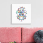 Toile Licorne Baseball Corne Puissance Kawaii Conception (Insitu(Salon))