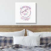 Toile Licorne Cloud Hopper Licorne Ludique Cadeau Mignon (Insitu(Chambre))