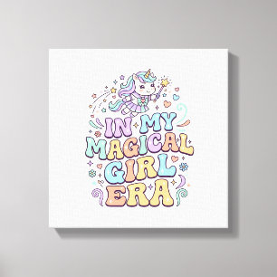 Toile Licorne Dans Mon Ère Magical Girl Kawaii Autocolla