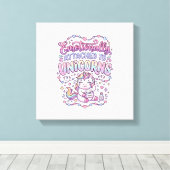 Toile Licorne émotionnellement attachée aux originaux de (Insitu (Plancher de Bois))