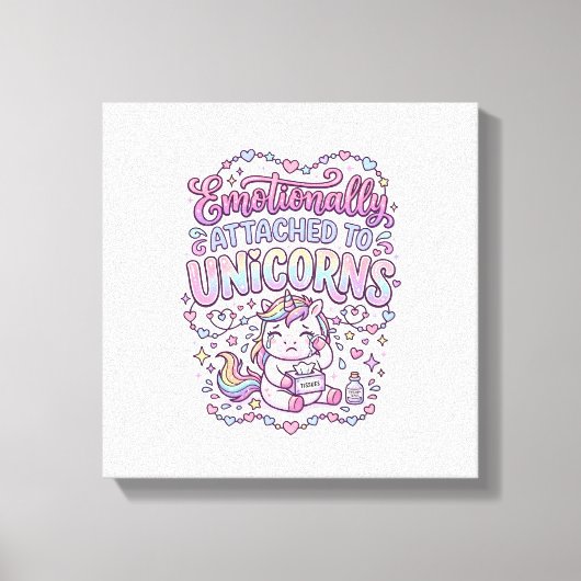 Toile Licorne émotionnellement attachée aux originaux de (Recto)