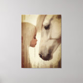Toile Lien Innocent – Art de l'Enfant et du Cheval (Recto)