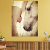 Toile Lien Innocent – Art de l'Enfant et du Cheval (Insitu(Salon))