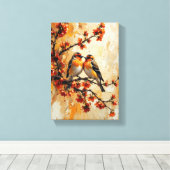 Toile lienzo aves (Insitu (Plancher de Bois))