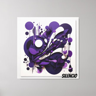 Toile Lienzo Decorativo Biodiversidad Nocturna Silencio