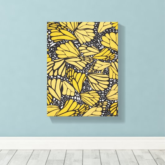 Toile Lienzo estampado mariposa monarca (Insitu (Plancher de Bois))