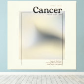 Toile Lienzo Póster Zodíaco Cancer (Insitu (Plancher de Bois))