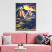 Toile Lieu De Repos, Pyramides (Insitu(Salon))
