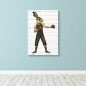 Toile Lièvre de boxe (Insitu (Plancher de Bois))