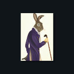 Toile Lièvre En Manteau Violet<br><div class="desc">Animaux et nature</div>