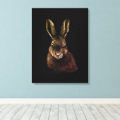 Toile Lièvre, lapin, dessin (Insitu (Plancher de Bois))