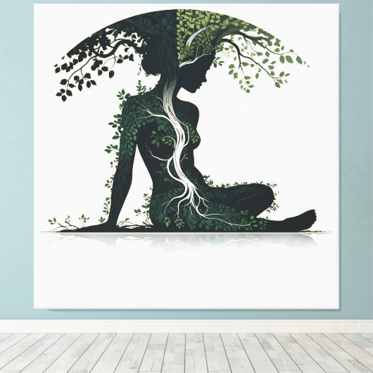 Toile Life & Growth (Insitu (Plancher de Bois))