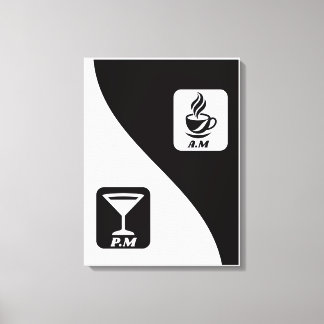 Toile life in two moods