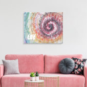 TOILE LIFE MUR ART IMPRIMER PAR L'ARTISTE PAULA REILLY. (Insitu(Salon))