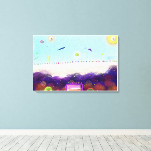 Toile Life on Another Planet (Insitu (Plancher de Bois))