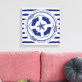 Toile Lifebuoy Et Starfish (Insitu(Salon))