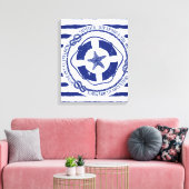 Toile Lifebuoy Et Starfish (Insitu(Salon))