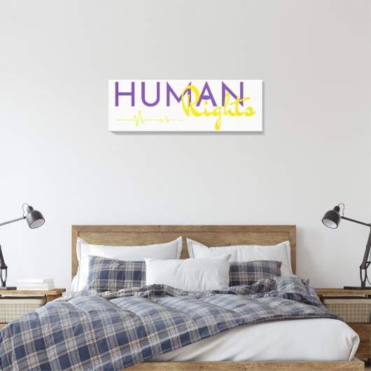 Toile Lifeline to Human Rights (Insitu(Chambre))