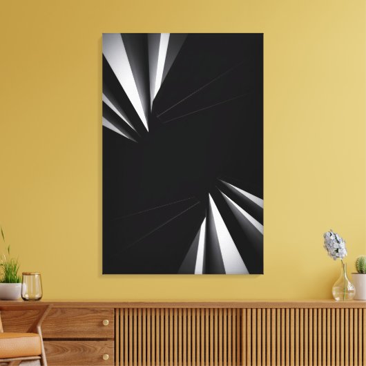 Toile Light Abyss Geometry (Insitu(Salon))