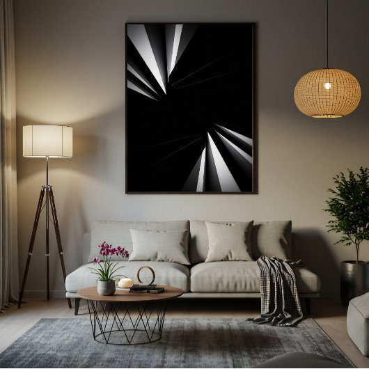 Toile Light Abyss Geometry