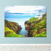 Toile Light Over the Edge – Fanad Head Lighthouse (Insitu (Plancher de Bois))
