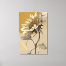 Ligne artistique minimaliste neutre Tournesol