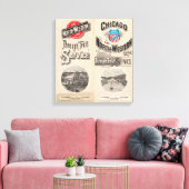 Toile Ligne Chicago et North Western (Insitu(Salon))
