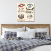 Toile Ligne Chicago et North Western (Insitu(Chambre))