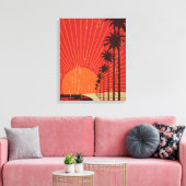 Toile Ligne de palmier (Insitu(Salon))
