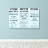 Toile Ligne de points de page de texte (Insitu (Plancher de Bois))