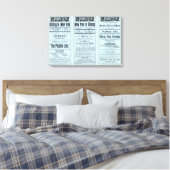 Toile Ligne de points de page de texte (Insitu(Chambre))