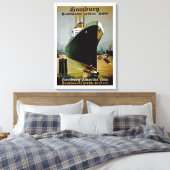 Toile Ligne Hambourg-Amerika (Insitu(Chambre))