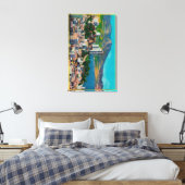 Toile Ligne Skyline de la côte russe avec (Insitu(Chambre))