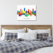 Toile Ligne Skyline d'Incheon Corée du Sud (Insitu(Chambre))