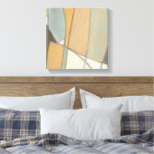 Toile Lignes courbées et tons de terre coupés (Insitu(Chambre))